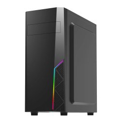 CARCASA Zalman T8, middle tower, office, fara sursa, suporta 4xfan, 1xfan inclus, , USB 3.1 gen1 x 2, USB 2.0 x 1, audio+mic, 7 sloturi expansiune, negru, T8 (timbru verde 0.08lei)