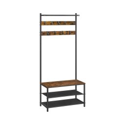 Cuier de podea NAVOR maro/negru