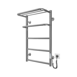 Radiator pentru baie tip scară HOTEL 75W/230V 66x42 cm inox/crom, montare pe dreapta