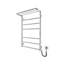 Radiator scăriță pentru baie HOME, 95 W / 230 V, 77 x 53 cm, inox/crom, montare pe partea dreaptă