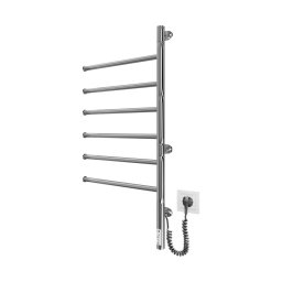 Uscător electric rotativ pentru prosoape VEER 80W/230V 82,5x44,5 cm oțel inoxidabil/crom lucios