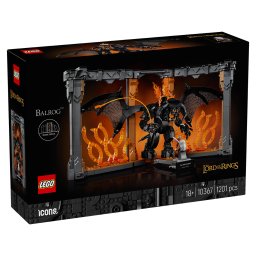 Stapanul inelelor: diorama pentru biblioteca cu un balrog