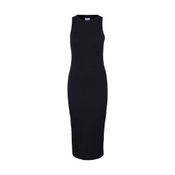 VERO MODA Rochie Awlavender Sl O-Neck Calf 10230437 C-N10 black