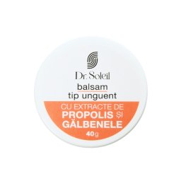 Balsam tip unguent cu extracte de Propolis și Gălbenele Dr. Soleil, 40g