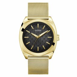 GUESS Ceas analogic 'Marschall' auriu / negru
