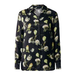 MEXX Bluză maro ruginiu / verde deschis / negru / alb