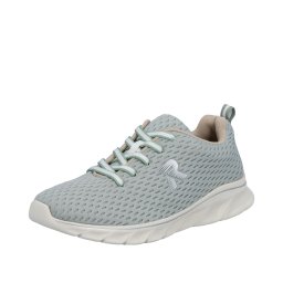 Rieker Sneaker low gri argintiu / verde pastel