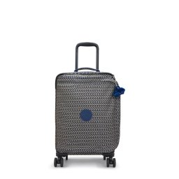 KIPLING Bagaj 'SPONTANEOUS S' albastru / maro mokka / alb