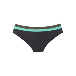 s.Oliver Slip costum de baie albastru aqua / gri metalic / verde închis