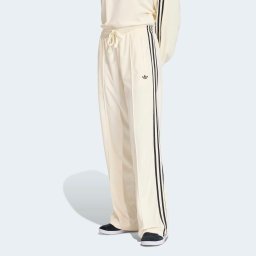 ADIDAS ORIGINALS Pantaloni 'Firebird' bej deschis / negru