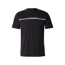 Calvin Klein Tricou negru / alb