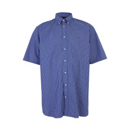 Tommy Hilfiger Big & Tall Cămașă 'FLEX' albastru / alb