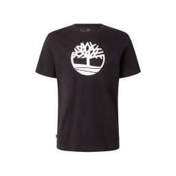 TIMBERLAND Tricou 'Kennebec River' negru / alb