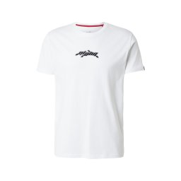 ALPHA INDUSTRIES Tricou negru / alb