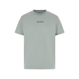 GUESS Tricou 'QUATTRO' albastru fumuriu / verde