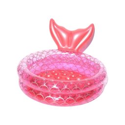 Piscina gonflabila copii Sirena rotunda, PVC, cu scurgere, 90 cm