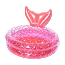 Piscina gonflabila copii Sirena rotunda, PVC, cu scurgere, 120 cm