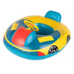 Colac gonflabil copii Masinuta cu volan si chilotel, PVC, 80 x 65 cm