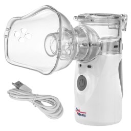 Inhalator portabil Nebulizator Promedix, kit, masti, PR-835