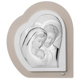 Icoana Sfanta Familie Argint 40.5x46.5 cm Resigilata