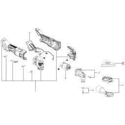 SKIL 2823580002, Kit placa de baza pentru unealta multifunctionala 3620
