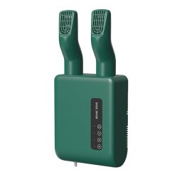 Uscator de Pantofi, Flippy, Functie de Uscare, Dezinfectie, Dezodorizare, Montaj pe Perete fara Perforare, din PVC, Silentios, Timer, Verde