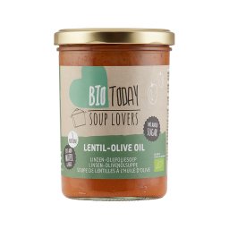Supa crema de linte cu ulei de masline bio 400ml Bio Today