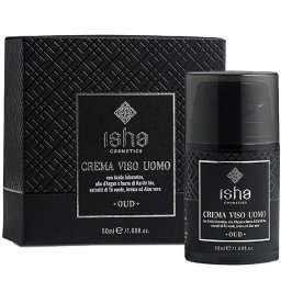 Crema de fata cu acid hialuronic si ulei de argan pentru barbati 50ml Isha