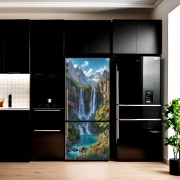 Folie imprimata color pentru decor Frigider, dimensiune 200 x 90cm, model: AVX-FR27
