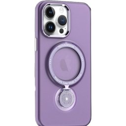 Husa de protectie Flippy, cu incarcare Wireless, Tehnologie Magsafe, TPU, Inel magnetic rotativ cu functie de suport, pentru Samsung Galaxy S23 Plus , Mov