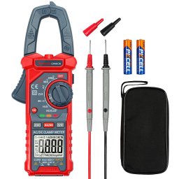 Clampermetru (cleste ampermetric) Multimetru digital AstroAI CM4KOR 4000 Counts, Auto-ranging, Masoara Tensiunea, curentul AC DC, rezistenta, capacitatea, frecventa, continuitatea, testarea firelor su