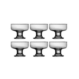 Set 6 cupe inghetata, Ice-Cream Cup, 41016, transparent, 265 ML