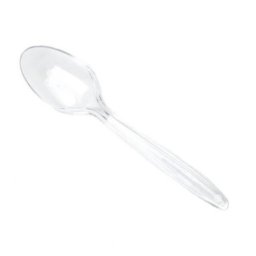 Set 50 Lingurite reutilizabile si transparente