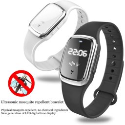 Bratara Anti Tantari cu Ultrasunete Impotriva Tantarilor si Insectelor, cu Funtie Ceas, Unisex, pentru Copii si Adulti, Calitate Premium, Design Profesional Original Deals