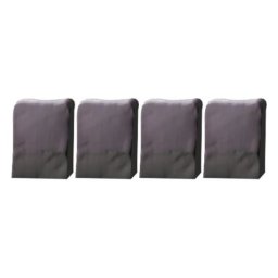 Bordura de gradina din plastic, imitatie de piatra, set 10 buc, 25x23 cm, Strend Pro