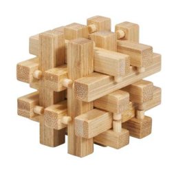 Joc logic IQ din lemn bambus in cutie metalica-2