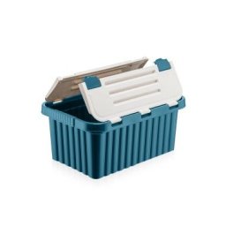 Cutie depozitare 18 L, cu capac incorporat, din plastic color
