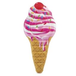 Saltea gonflabila, tip inghetata, Intex 58762 Ice Cream, 2.4 x 1 metri