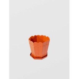 Ghiveci Rustic cu Tava, 8L, STERK, 26X32 cm, Plastic Maro