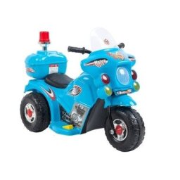 Motocicleta electrica pentru copii, LL999, LeanToys, 5725, albastra