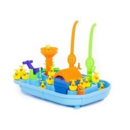 Set de pescuit, undita pentru 2 copii, cu ratuste, LeanToys, 8579