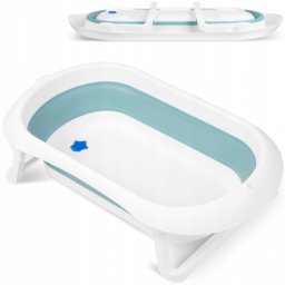Cadita de baie cu dop de scurgere Ricokids RK-281 - Albastru