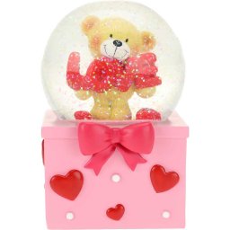 Glob mare zapada din sticla Ursulet Love Toi-Toys TT35333A