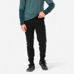 Pantalon ciclism MTB All Mountain Lejer și respirant Vreme caldă Negru Unisex