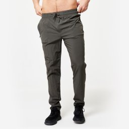 Pantalon de trening respirant 500 Fitness Kaki Bărbați