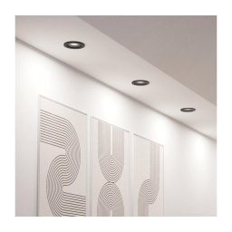 Eglo 902257 - Set de 3 spoturi LED pentru tavan BARRANCO 1xGU10/4,5W/230V negru