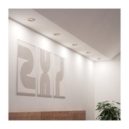 Eglo BARRANCO 902269 – Set 5 spoturi LED încastrate, 4,8 W, 230 V, crom