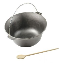 Ceaun, tuci, fonta, emailat, 10.8 L, cu lingura de lemn, Perfect Home