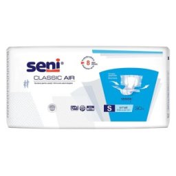 Set 2 x 30 Scutece pentru Adulti Seni Classic Air, S