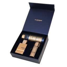 Al Haramain Amber Oud Bleu Edition Set cadou unisex edp 75 ml + edp 30 ml + deodorant spray 200 ml